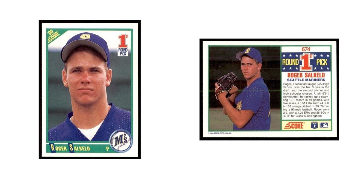1990 Score Roger Salkeld Baseball Cards #674