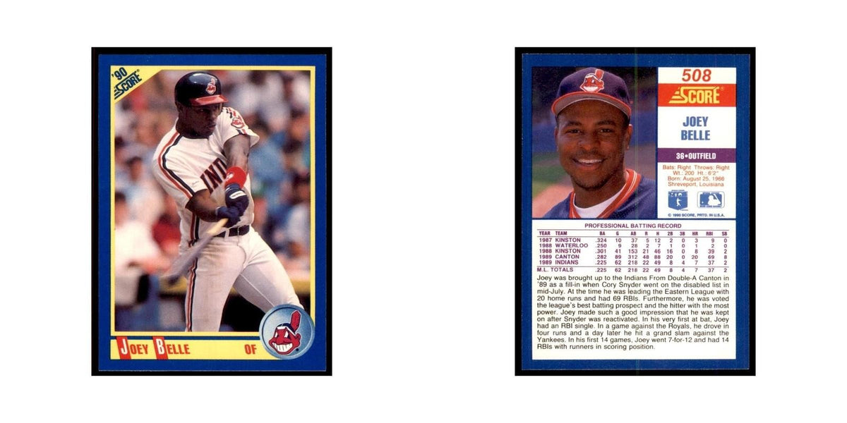 1990 Score Joey Belle Baseball Cards #508