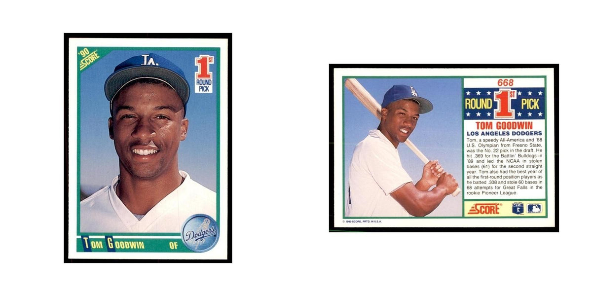 1990 Score Tom Goodwin Baseball Cards #668