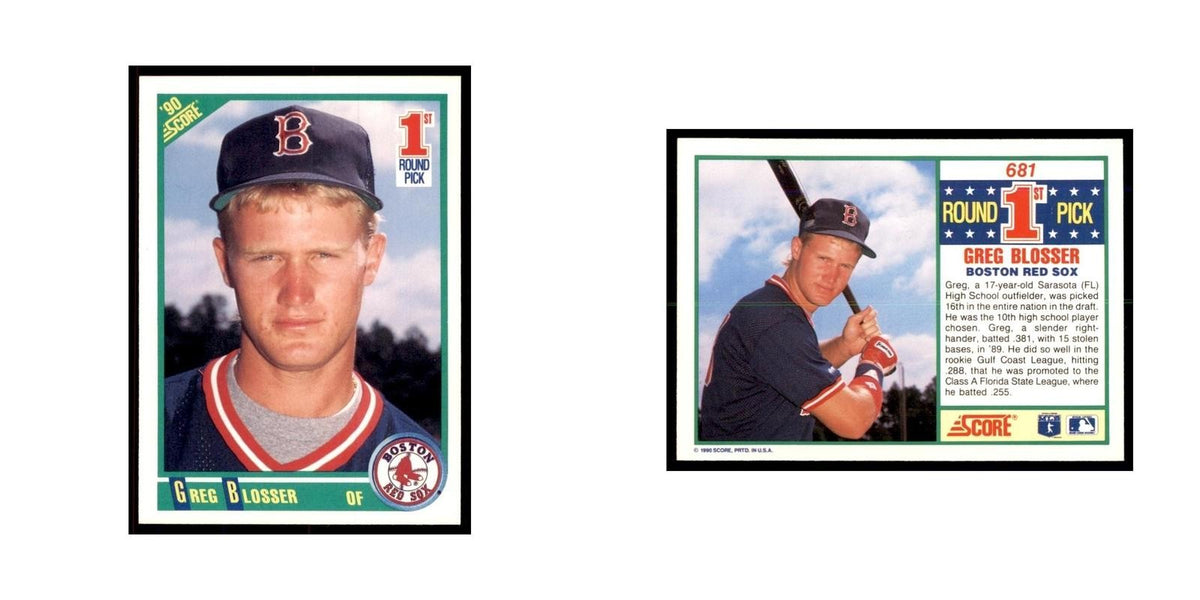 1990 Score Greg Blosser Baseball Cards #681