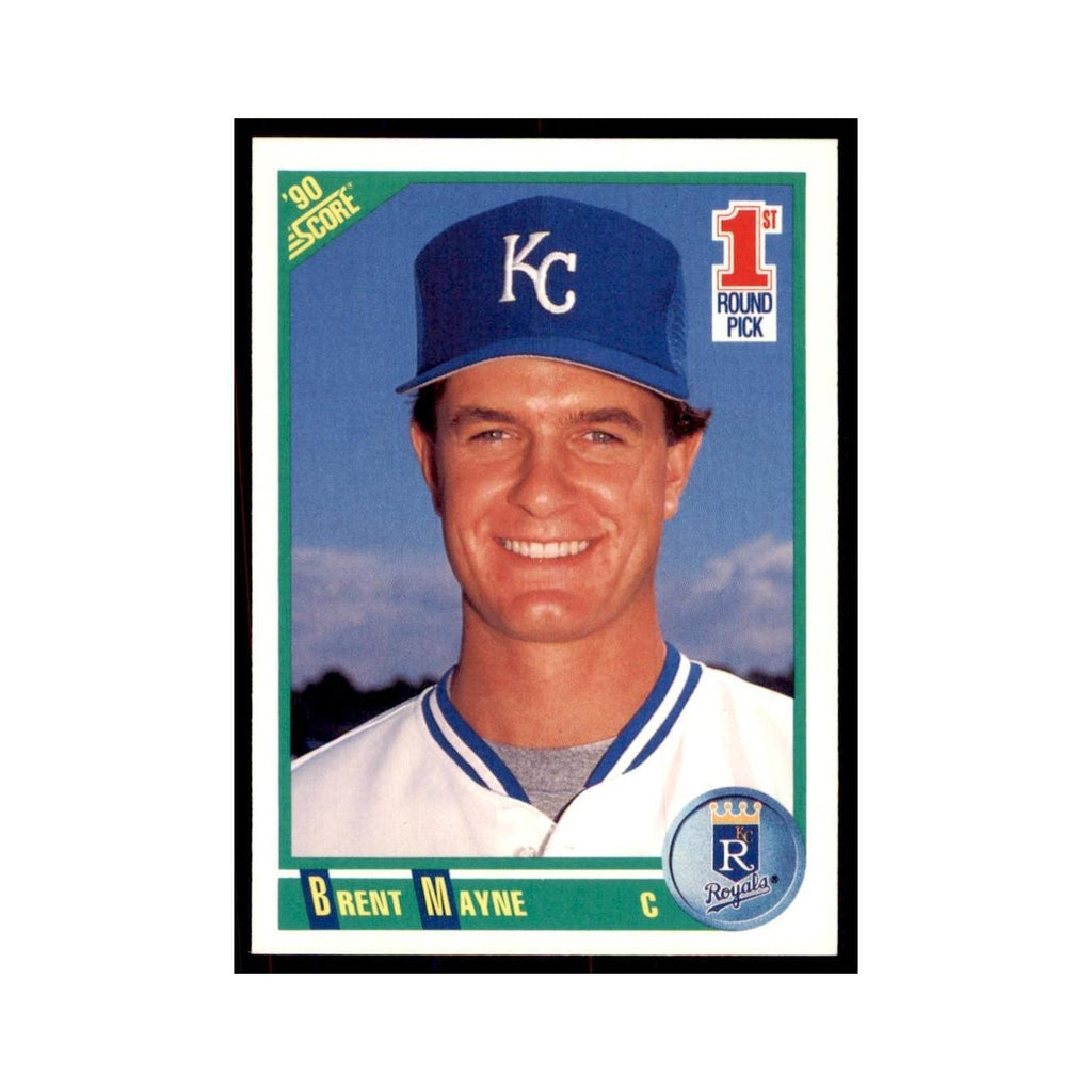 1990 Score Brent Mayne Baseball Cards #664
