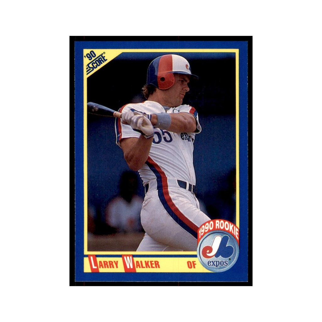 1990 Score Larry Walker Baseball Cards #631