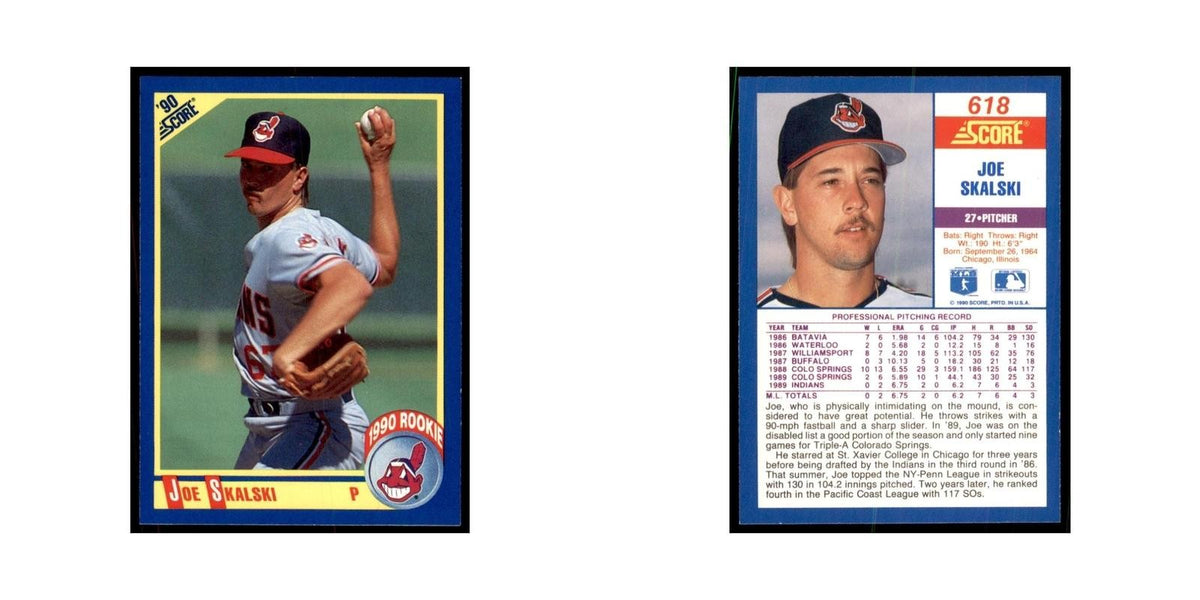 1990 Score Joe Skalski Baseball Cards #618