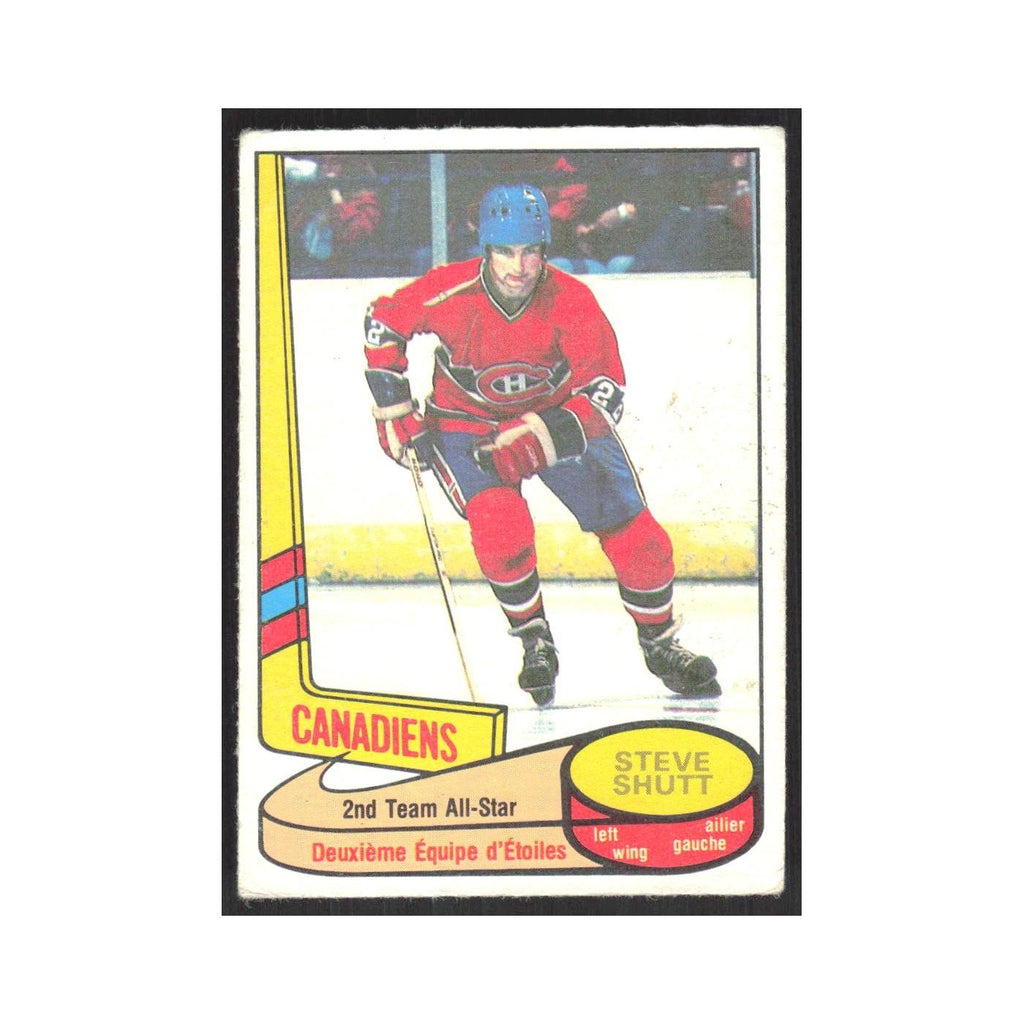 1980 O-Pee-Chee Steve Shutt Montreal Canadiens #89