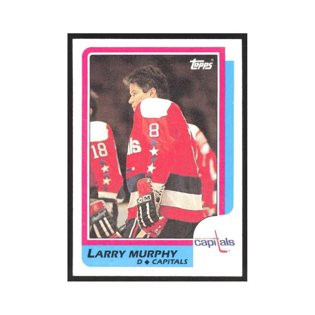 1986 Topps Larry Murphy Washington Capitals #185