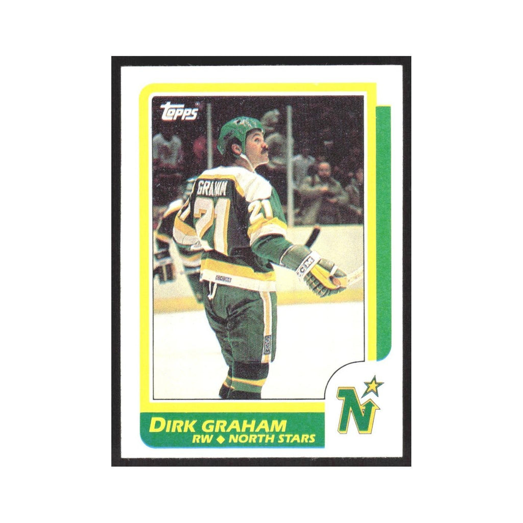 1986 Topps Dirk Graham Minnesota North Stars #143