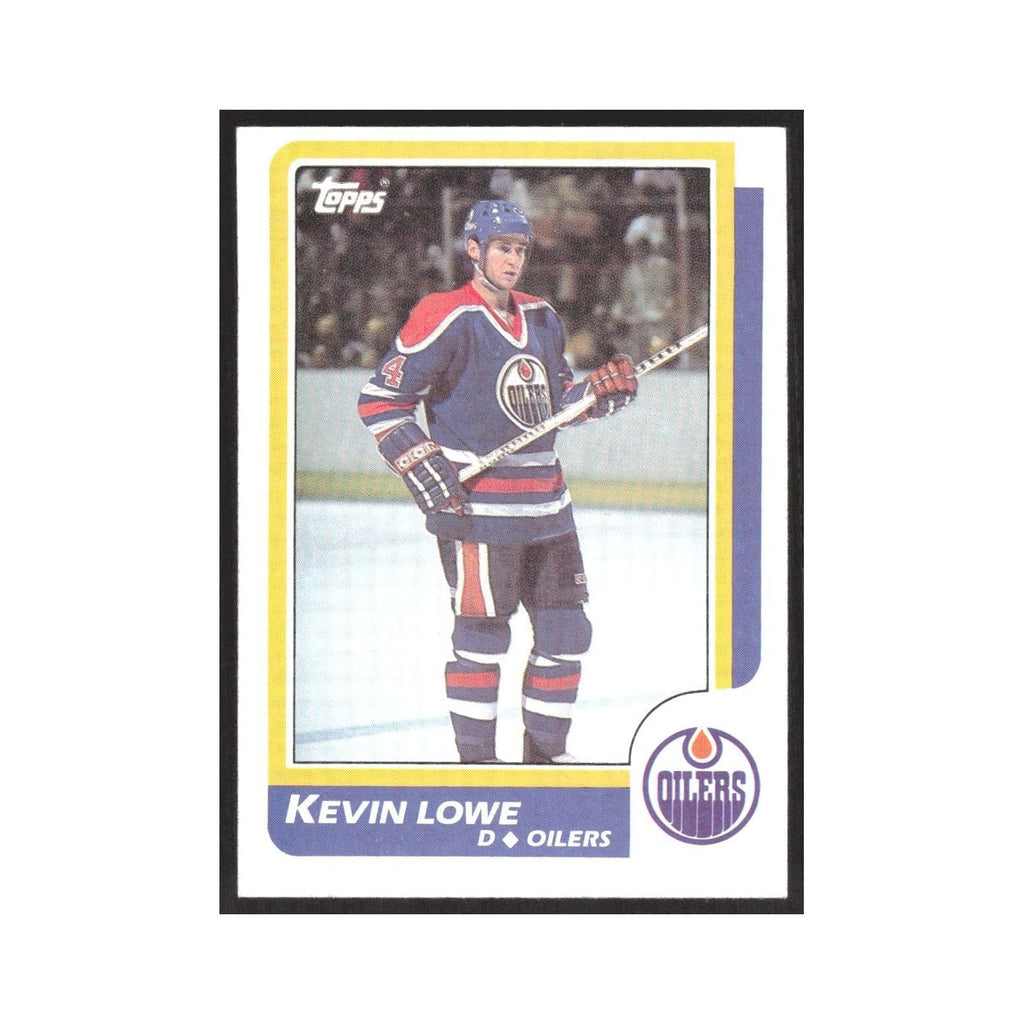 1986 Topps Kevin Lowe Edmonton Oilers #197