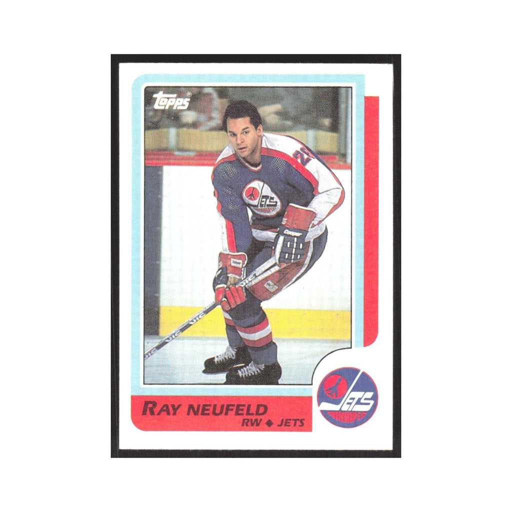 1986 Topps Ray Neufeld Winnipeg Jets #177