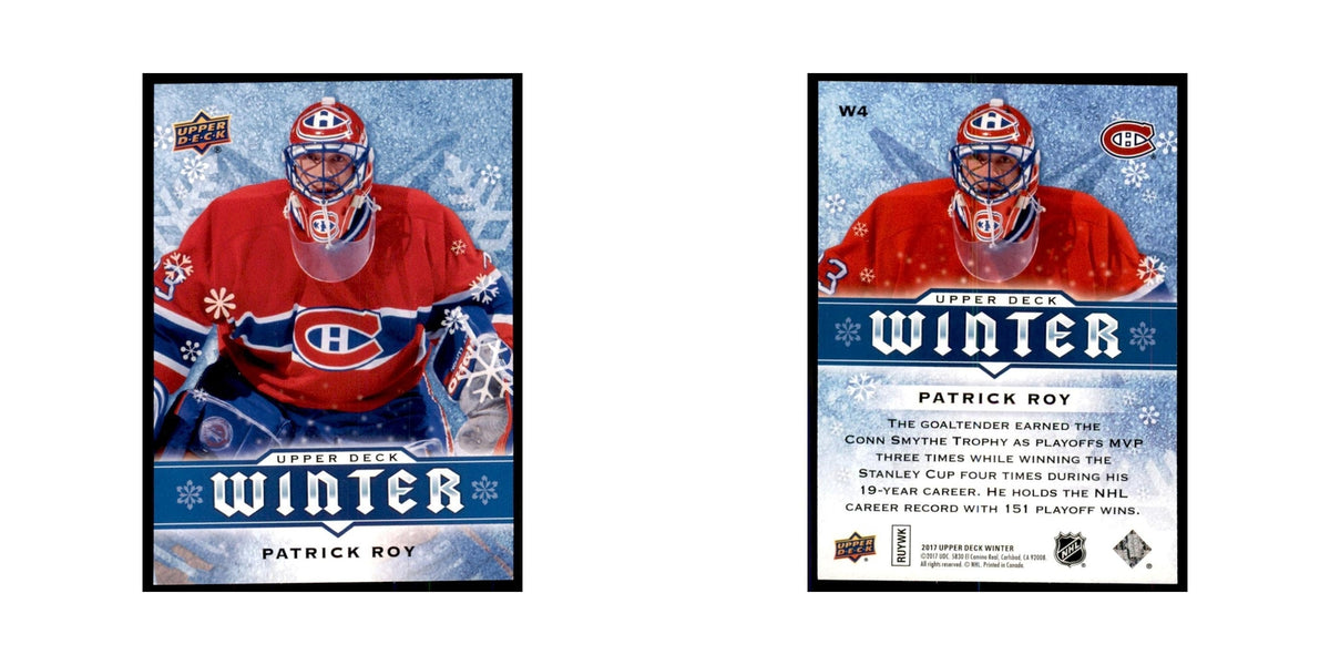 2017 Upper Deck Winter Patrick Roy Hockey Cards #W4