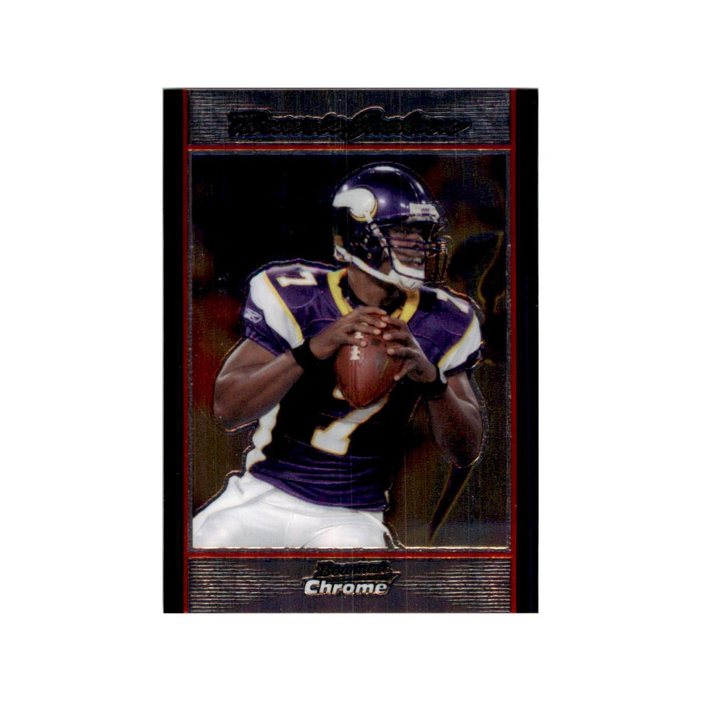 2007 Bowman Chrome Tarvaris Jackson Football Cards #218