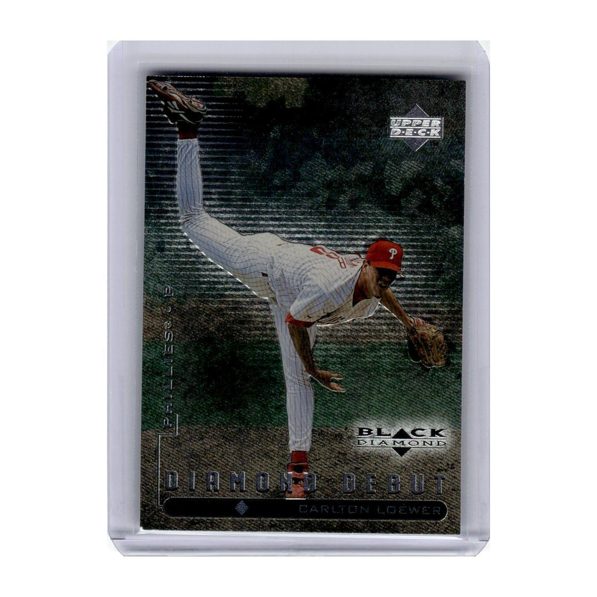 1999 Upper Deck Black Diamond Carlton Loewer Phillies #112
