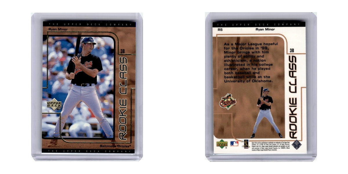 1999 UD Choice Rookie Class Ryan Minor Orioles #R5