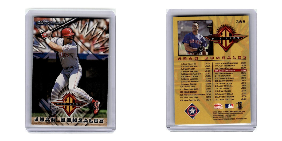 1998 Donruss Juan Gonzalez Rangers #366