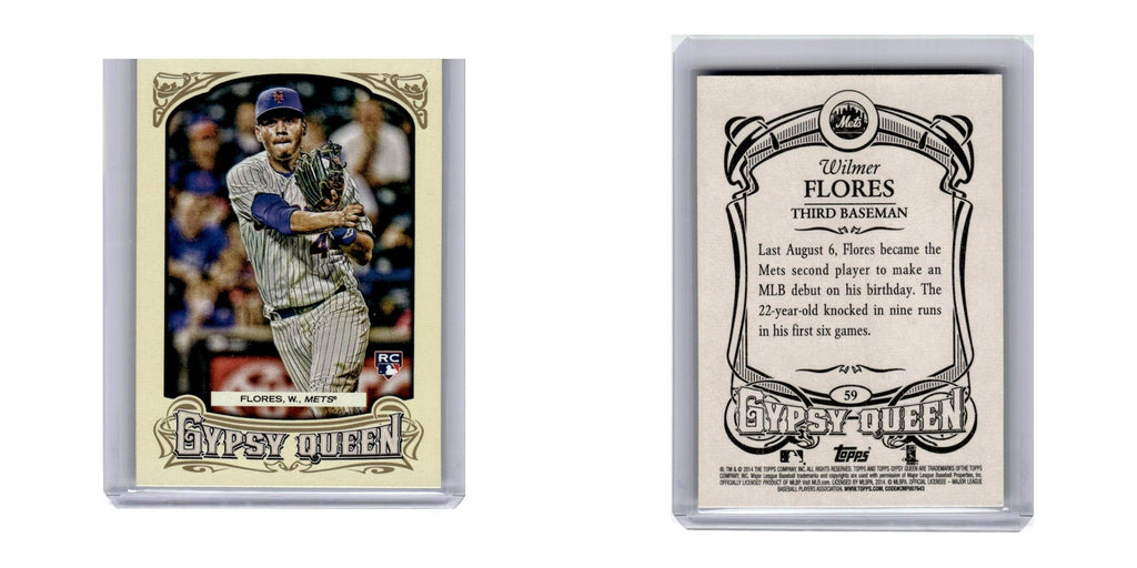 2014 Topps Gypsy Queen Wilmer Flores RC Mets #59