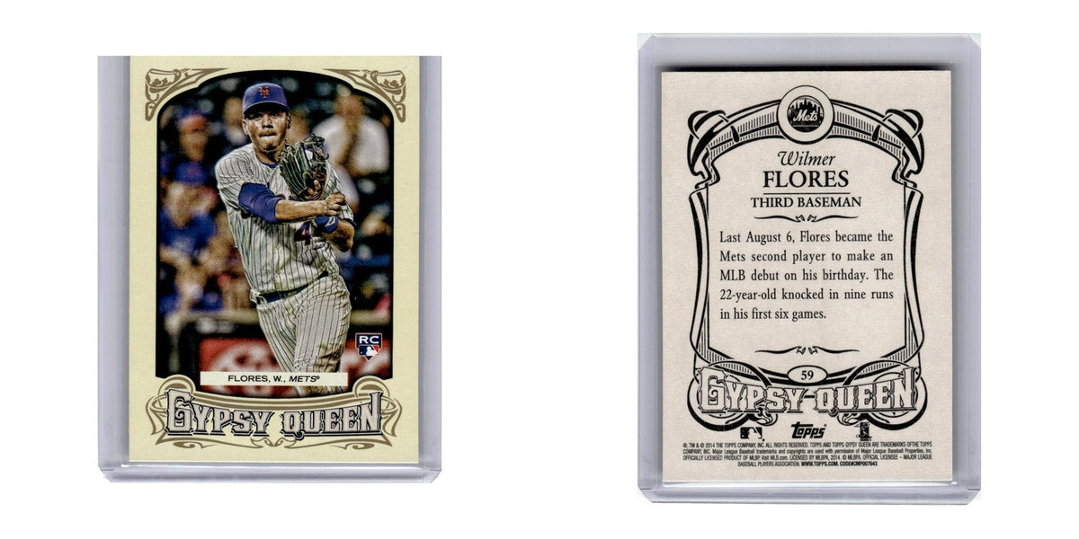 2014 Topps Gypsy Queen Wilmer Flores RC Mets #59