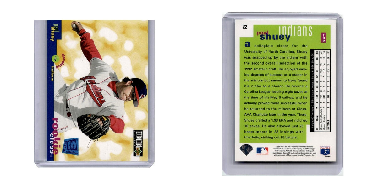 1995 Collector's Choice SE Paul Shuey RC Indians #22
