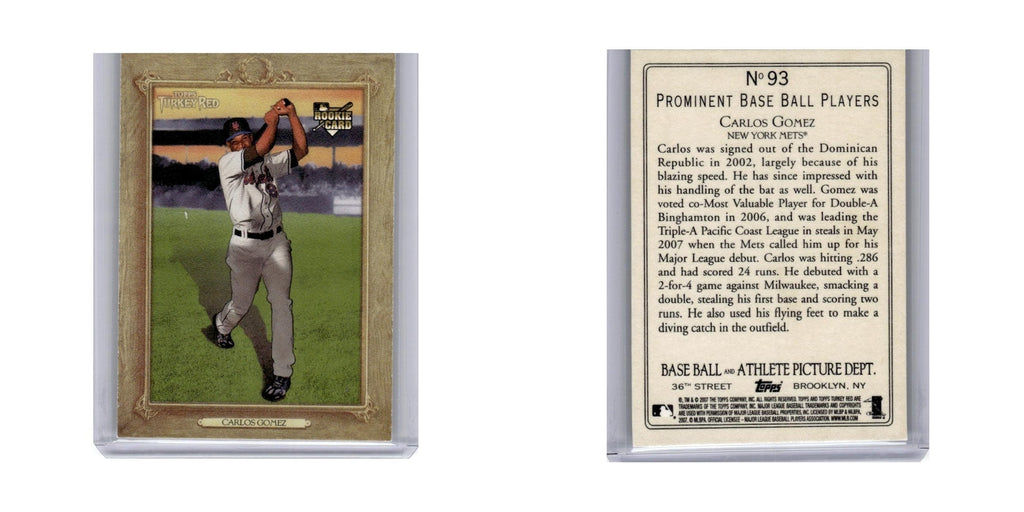 2007 Topps Turkey Red Carlos Gomez RC Mets #93