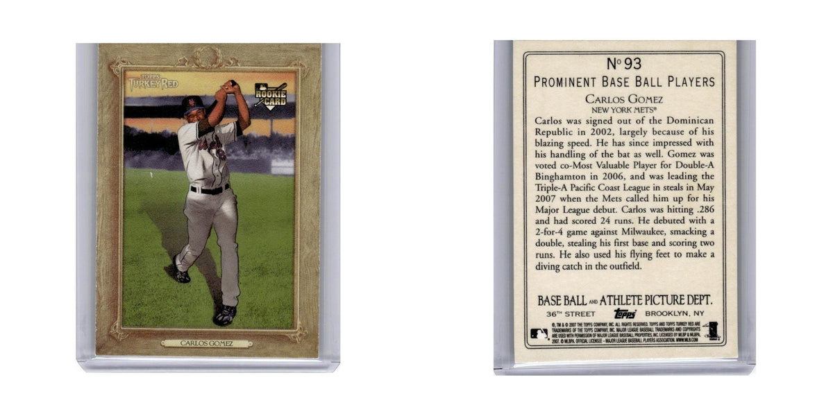 2007 Topps Turkey Red Carlos Gomez RC Mets #93
