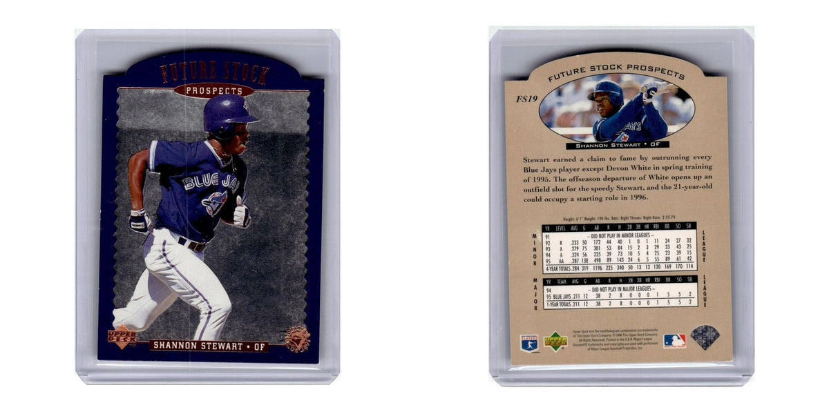 1996 Upper Deck Future Stock Prospects Shannon Stewart Blue Jays #FS19