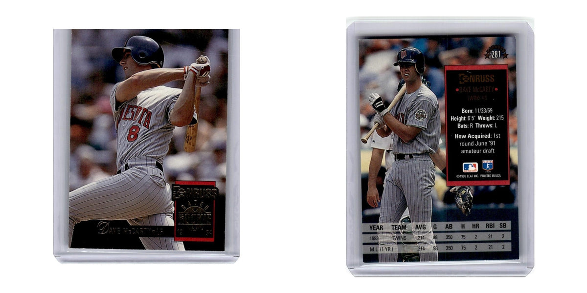1994 Donruss David McCarty Twins #281