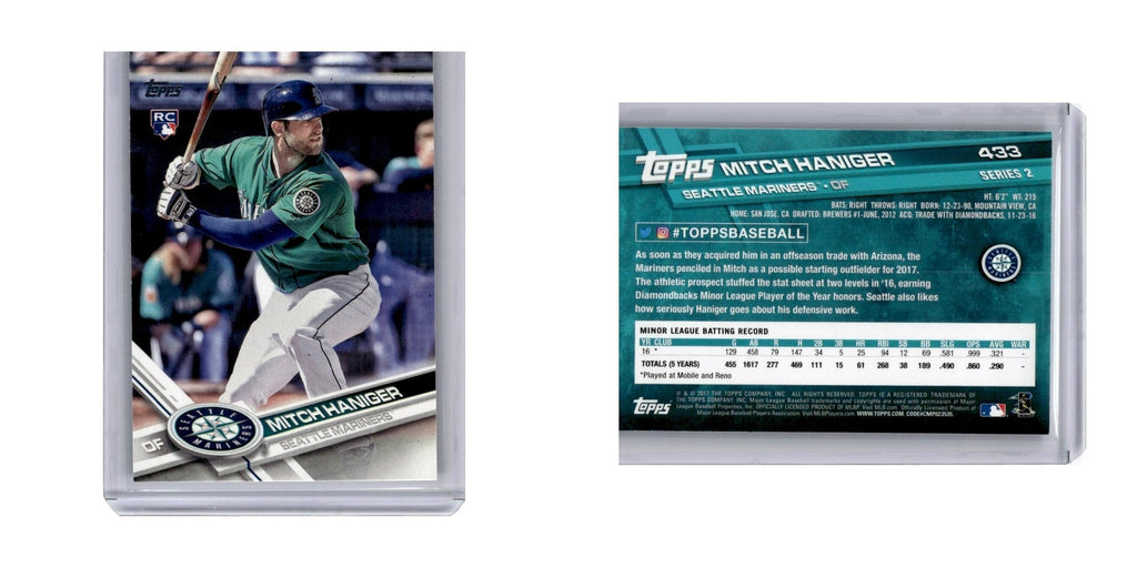 2017 Topps Mitch Haniger RC Mariners #433