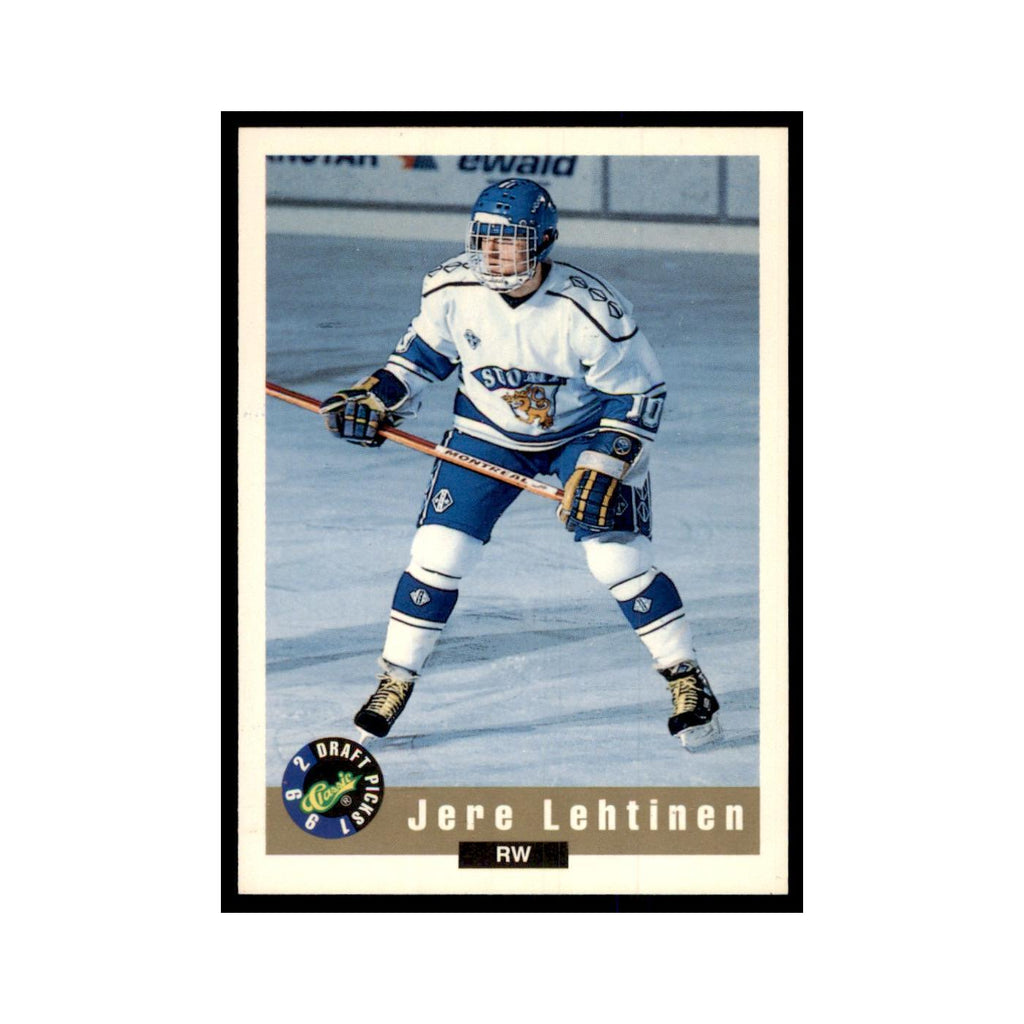 1992 Classic Draft Picks Jere Lehtinen Hockey Cards #31