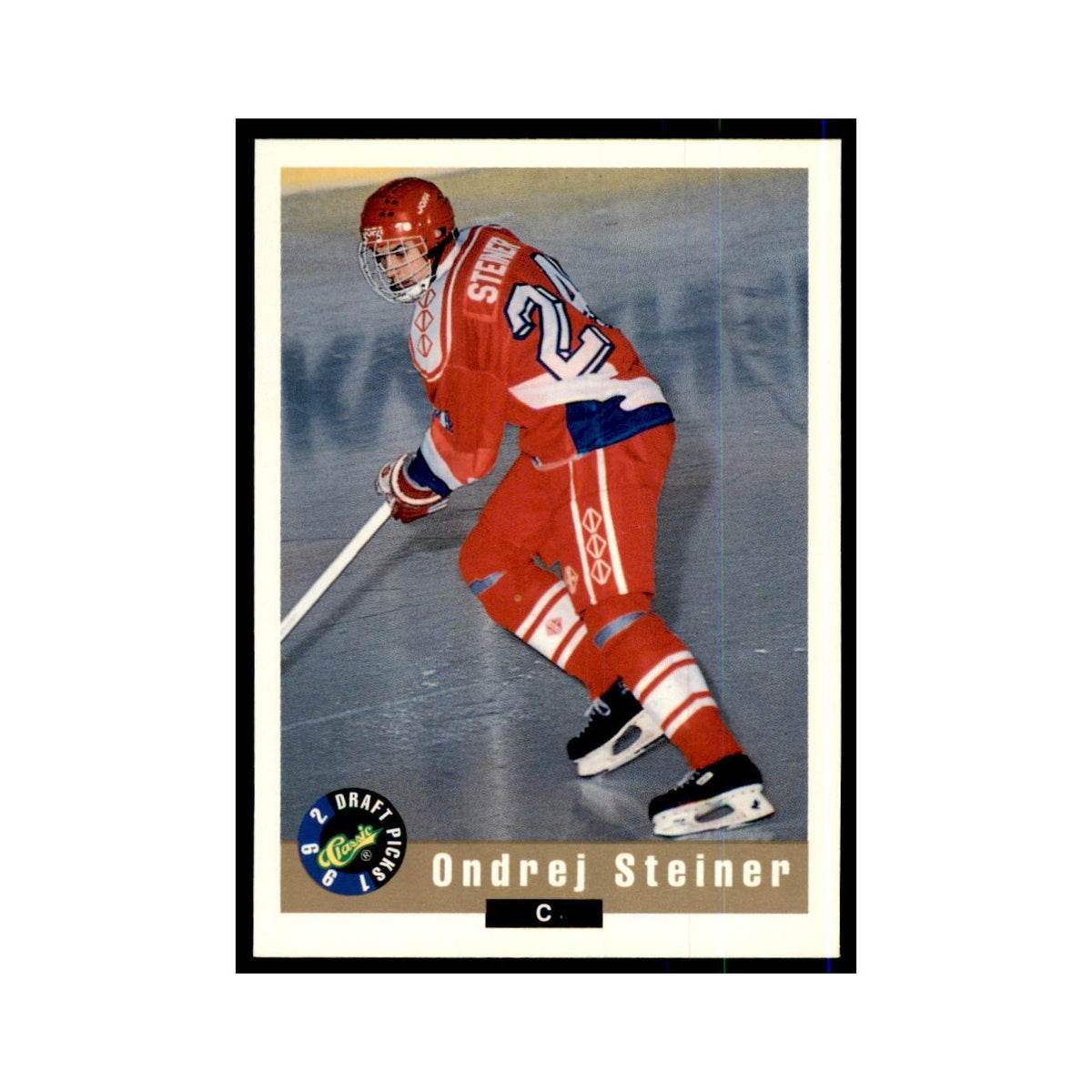 1992 Classic Draft Picks Ondrej Steiner Hockey Cards #37