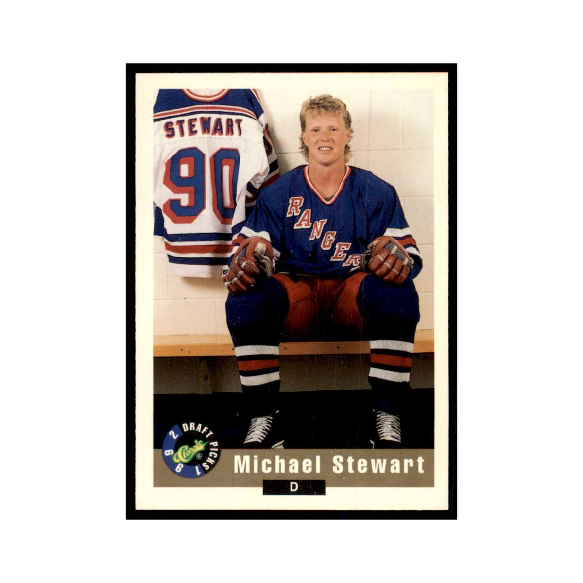 1992 Classic Draft Picks Michael Stewart Hockey Cards #71