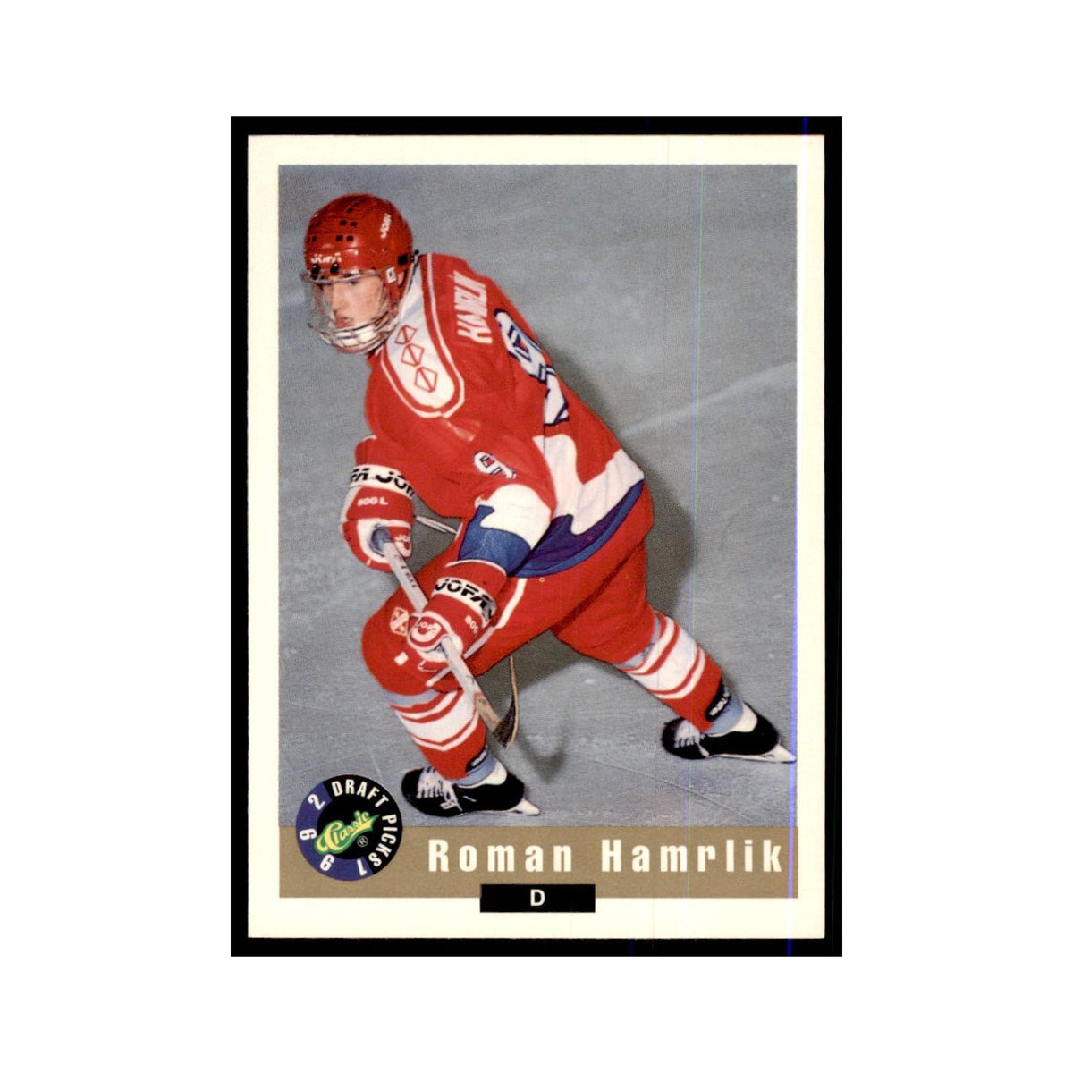 1992 Classic Draft Picks Roman Hamrlik Hockey Cards #1