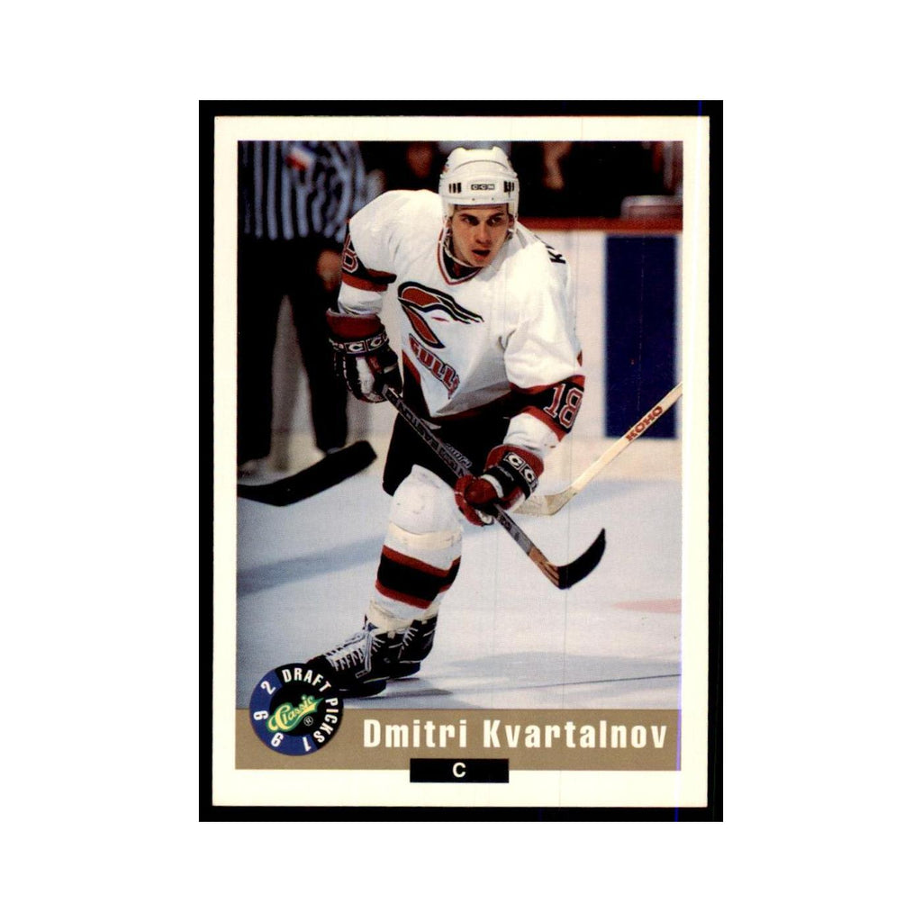 1992 Classic Draft Picks Dmitri Kvartalnov Hockey Cards #120