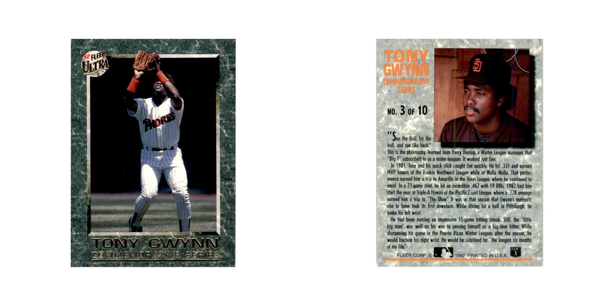 1992 Fleer Ultra Tony Gwynn Baseball Cards #3