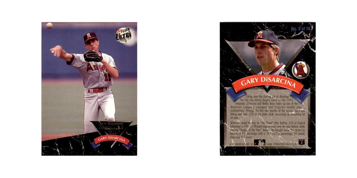 1992 Fleer Ultra Gary Disarcina Baseball Cards #3