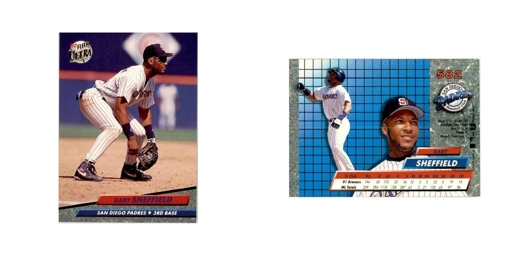 1992 Fleer Ultra Gary Sheffield Baseball Cards #582