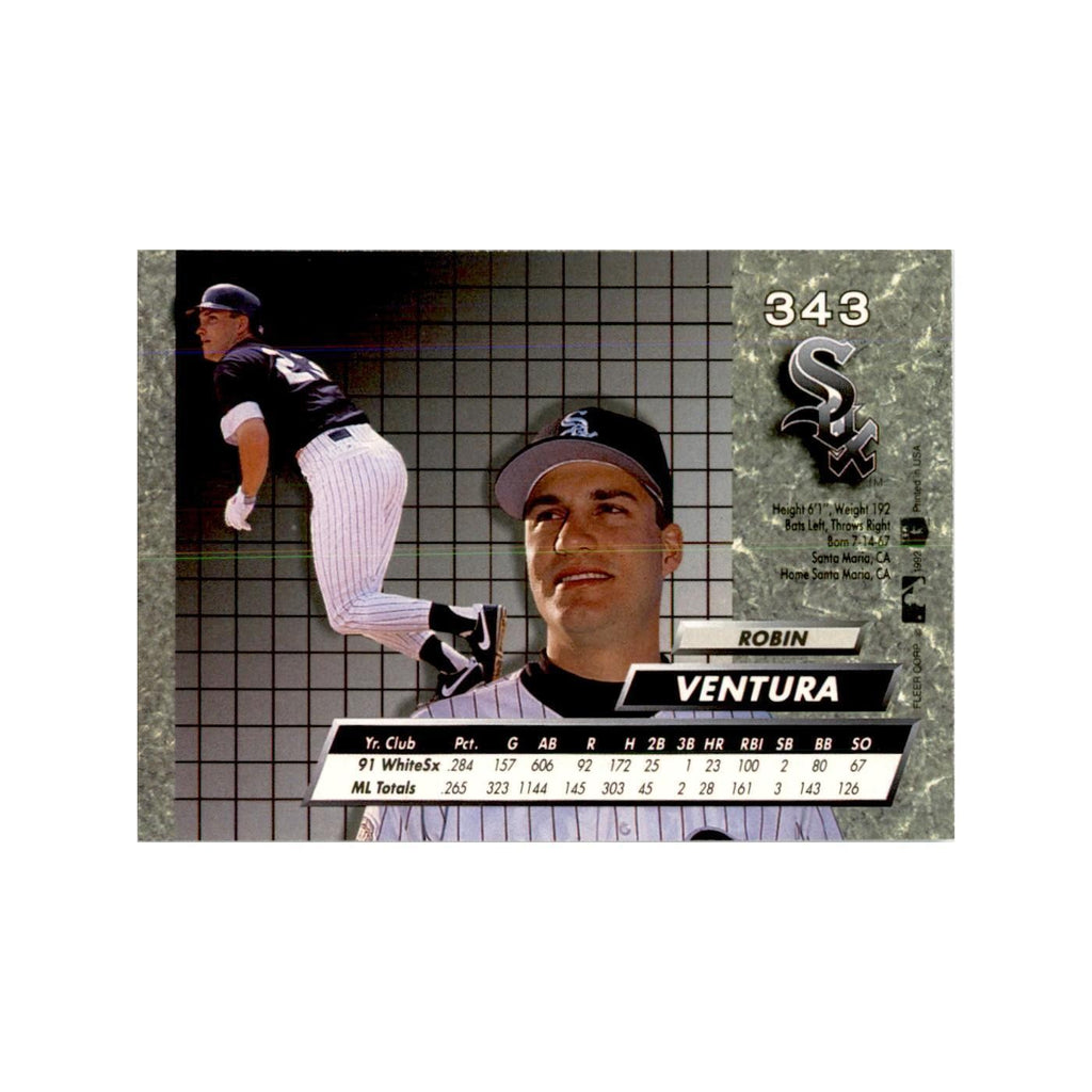 1992 Fleer Ultra Robin Ventura Baseball Cards #343