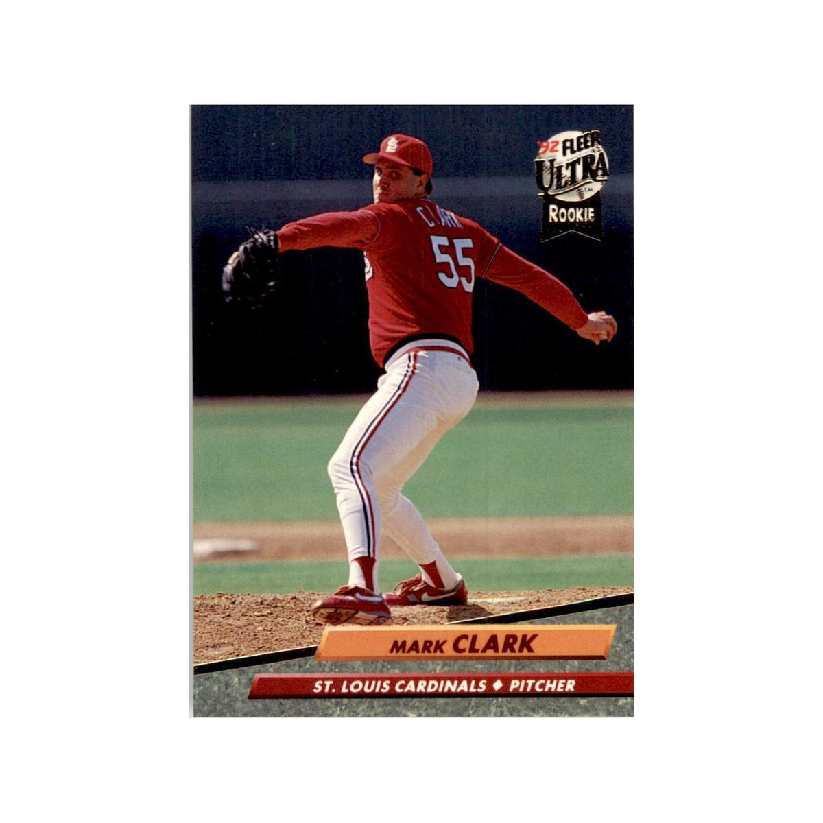 1992 Fleer Ultra Mark Clark Baseball Cards #564