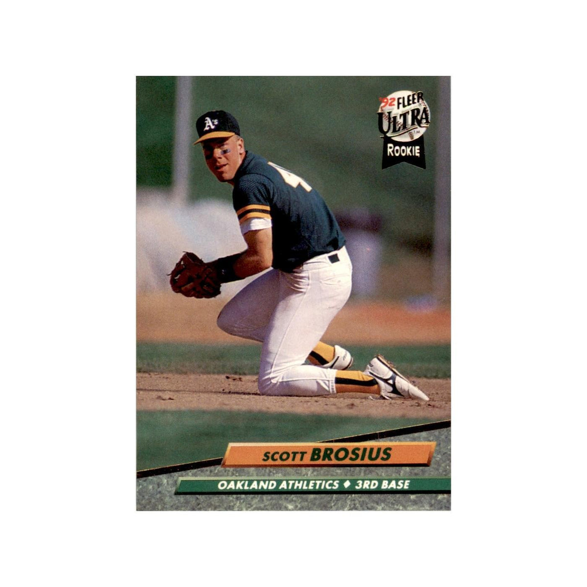 1992 Fleer Ultra Scott Brosius Baseball Cards #420