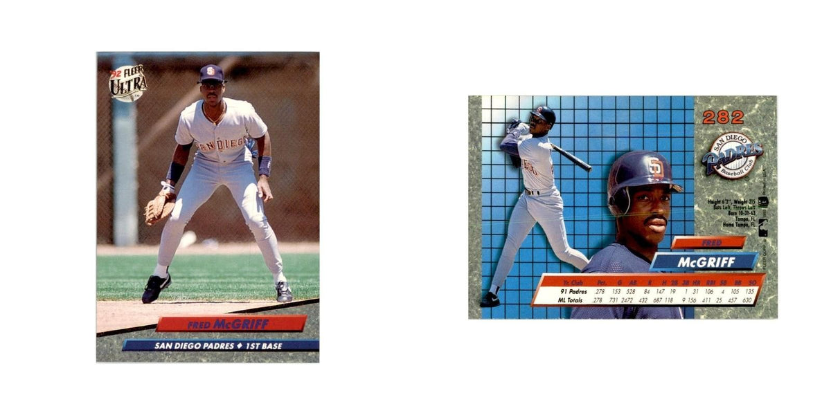1992 Fleer Ultra Fred McGriff Baseball Cards #282
