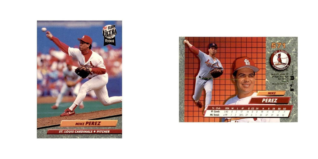 1992 Fleer Ultra Mike Perez Baseball Cards #571