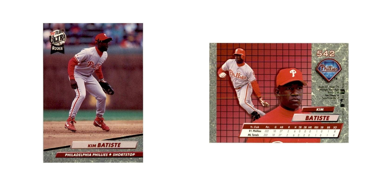 1992 Fleer Ultra Kim Batiste Baseball Cards #542