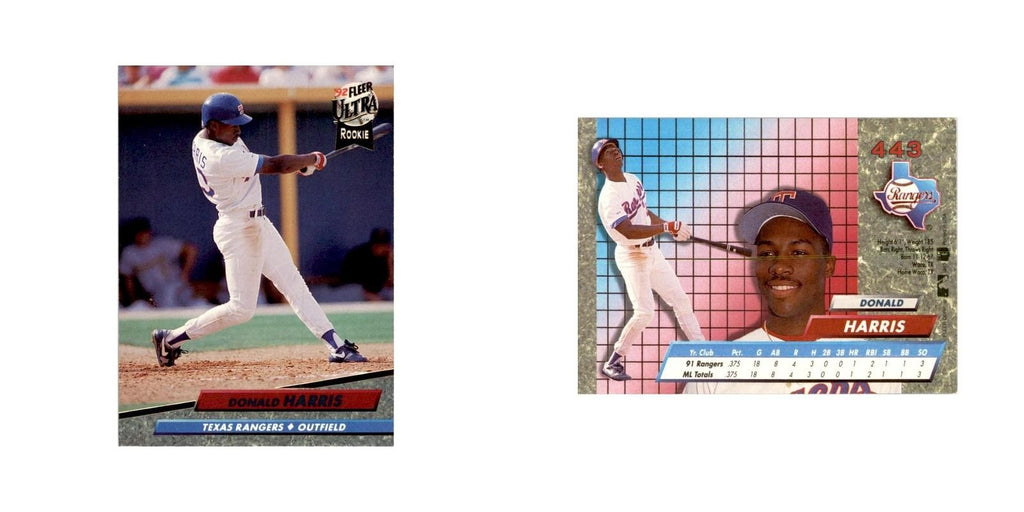 1992 Fleer Ultra Donald Harris Baseball Cards #443