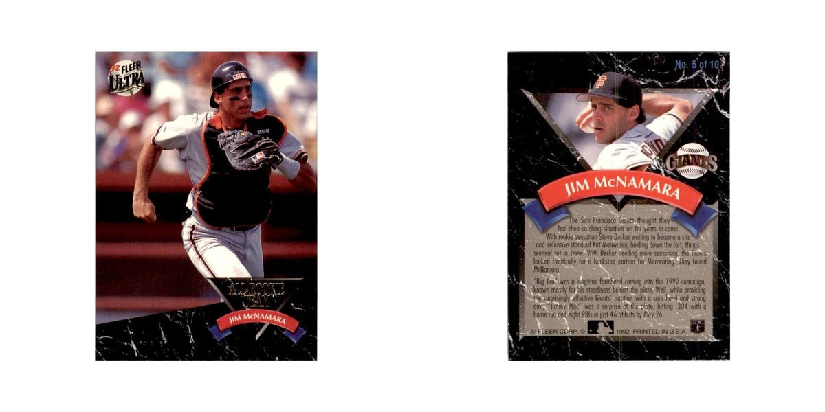 1992 Fleer Ultra Jim McNamara Baseball Cards #5