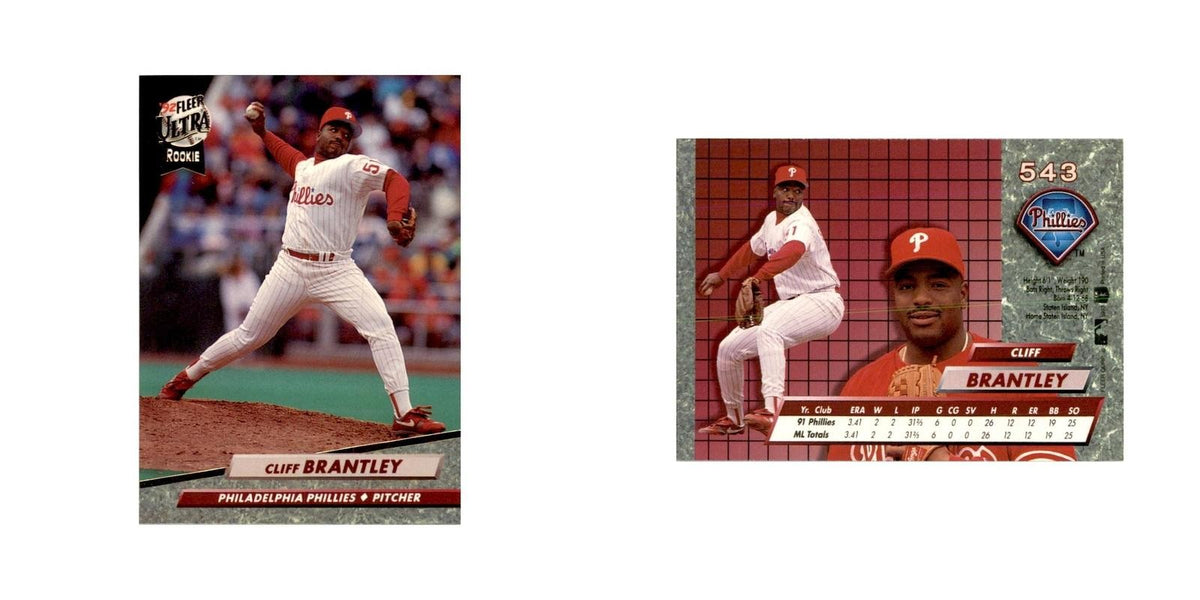 1992 Fleer Ultra Cliff Brantley Baseball Cards #543