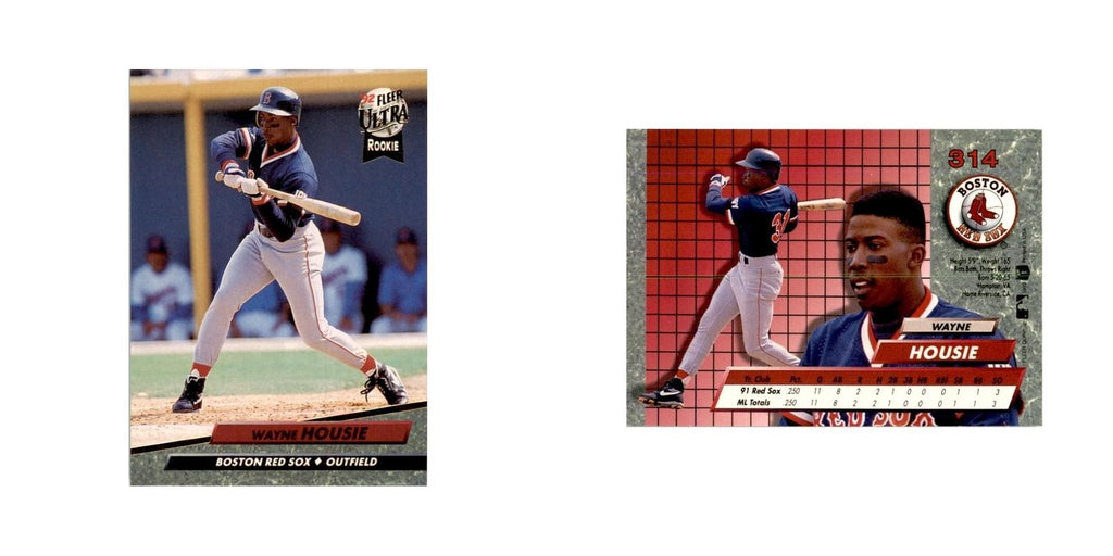 1992 Fleer Ultra Wayne Housie RC Baseball Cards #314