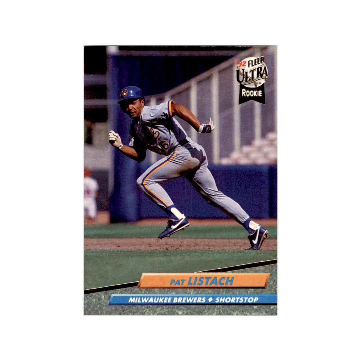 1992 Fleer Ultra Pat Listach Baseball Cards #385