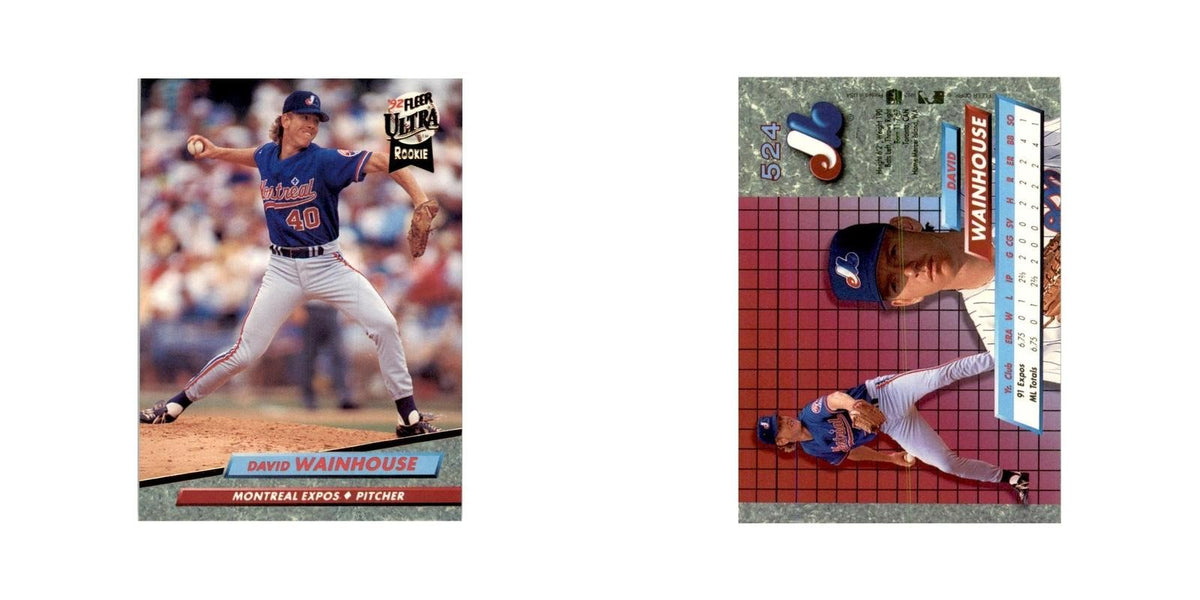 1992 Fleer Ultra Dave Wainhouse Baseball Cards #524