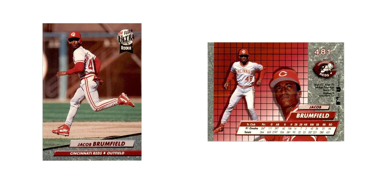 1992 Fleer Ultra Jacob Brumfield Baseball Cards #481