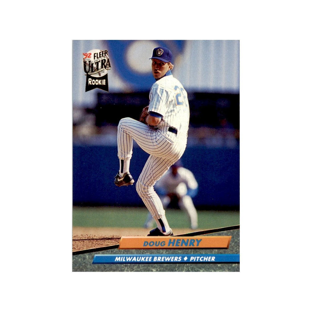 1992 Fleer Ultra Doug Henry Baseball Cards #384