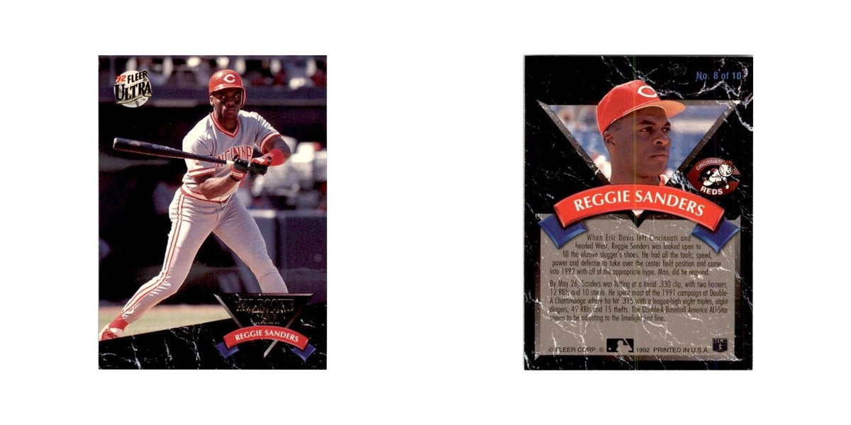1992 Fleer Ultra Reggie Sanders Baseball Cards #8