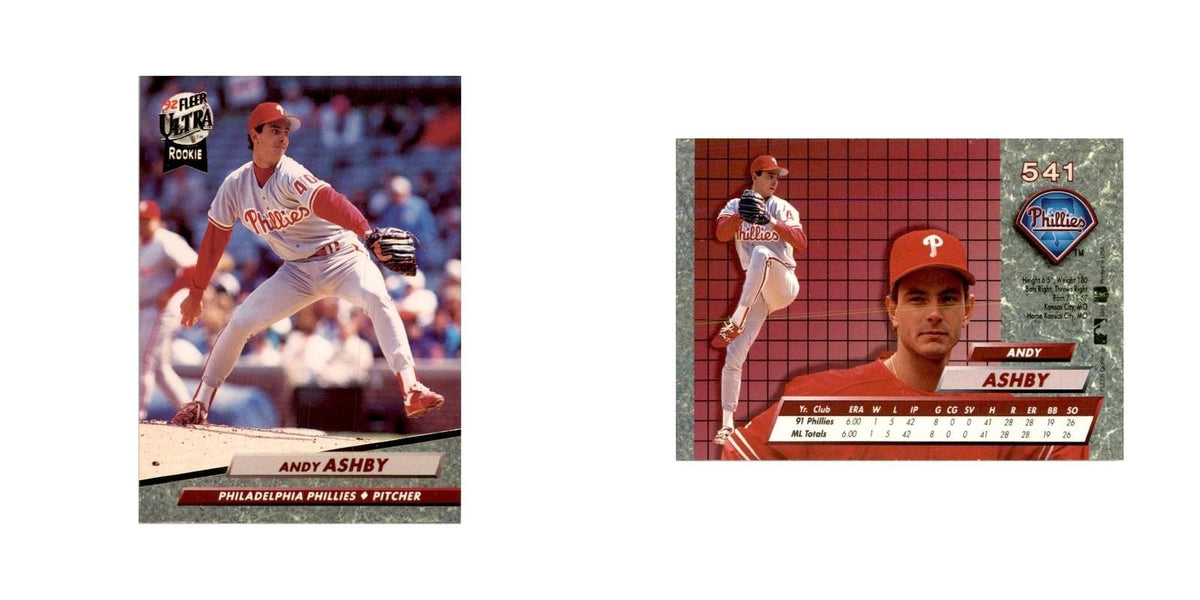 1992 Fleer Ultra Andy Ashby Baseball Cards #541