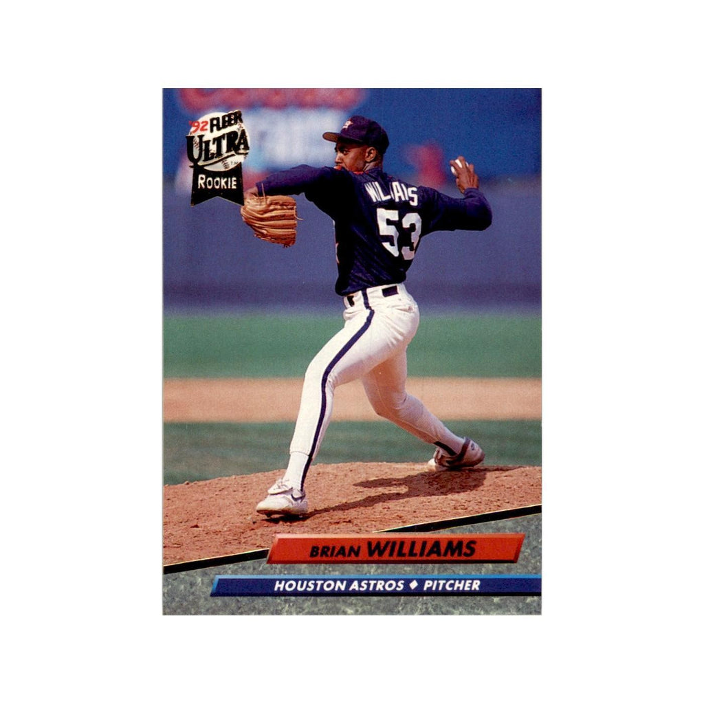 1992 Fleer Ultra Brian Williams Baseball Cards #498